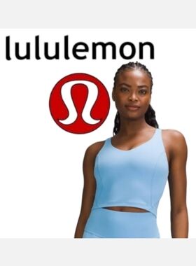 Lululemon Align Cropped Tank Top C/D Cup in Aero Blue Sz 2
